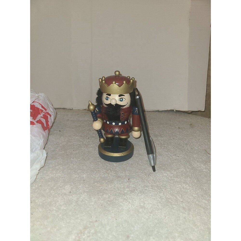 Wooden MULTICOLOR 6" Guard Soldier Man Figurine Nutcracker